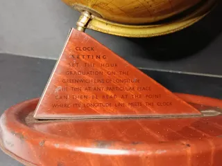 Mappamondo terrestre vintage