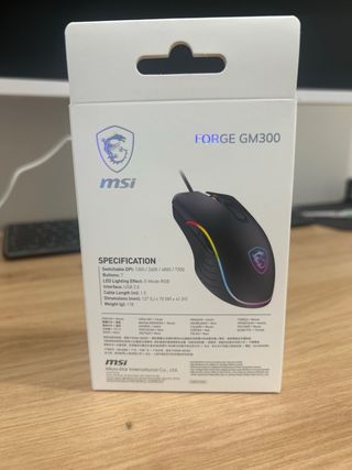 Ratón MSI Forge GM300 Negro