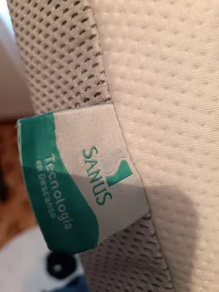 Colchón viscoelástico cuna bebé sin usar