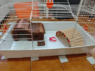Jaula Conejo/Cobaya + Accesorios