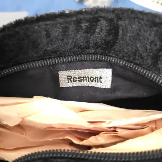 Bolso de fiesta Resmont negro y multicolor