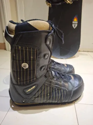 Tabla de Snowboard Completa con Botas