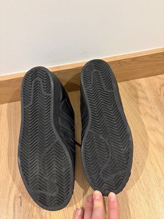 Zapatillas Adidas Superstar Negras Talla 38 2/3