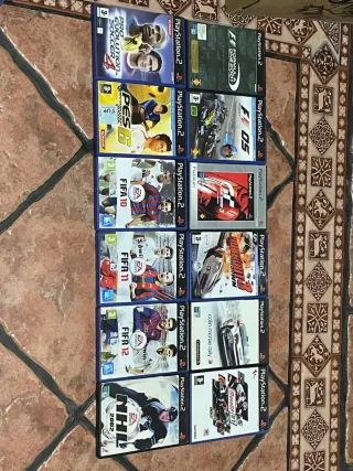 Lote 12 Juegos PS2: FIFA, PES, NHL, F1, MotoGP