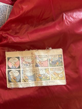 Moncler plumifero Negro y Rojo