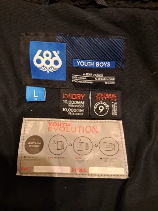 Chaqueta Nieve Niño Talla 8-12 años 686