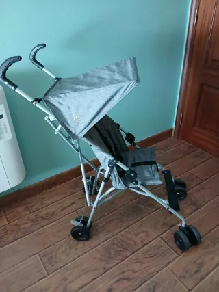 Cadeira de passeio bengala cinza