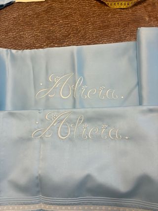 Juego de sábanas azul  Para cama de 1,05