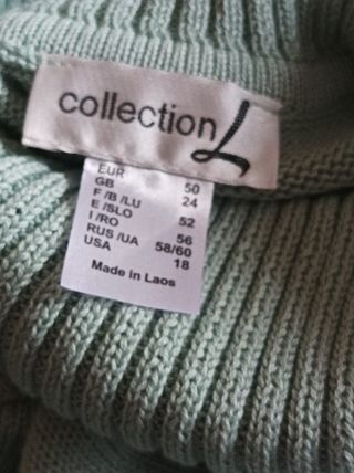 Maglione Dolcevita Verde Salvia