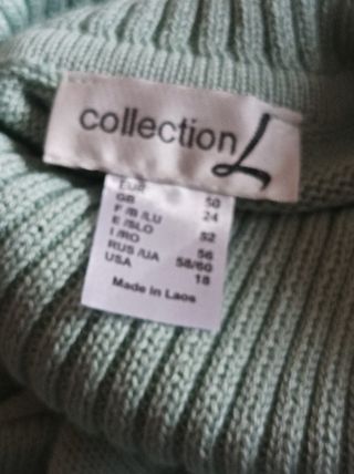 Maglione Dolcevita Verde Salvia