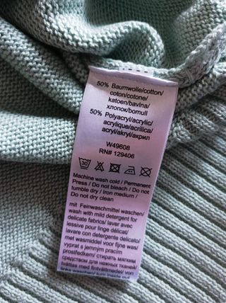 Maglione Dolcevita Verde Salvia