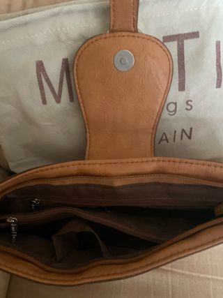 Bolso de mano Matties marrón