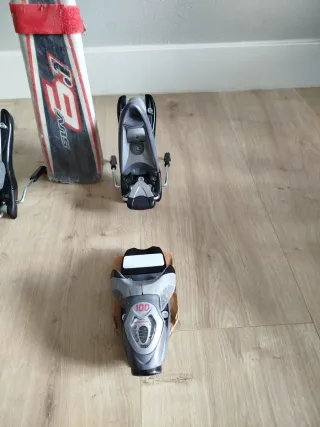 Esquís nórdica con fijaciones talla 164