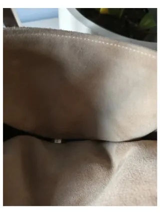 Borsa Cannella Pelle e Camoscio Beige