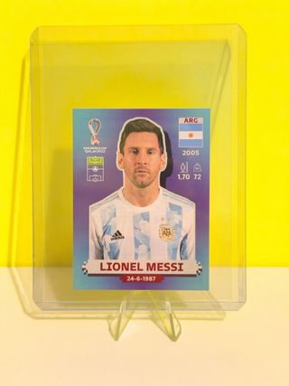 Cromos Messi Panini Mundial Qatar 2022