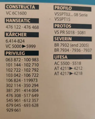 10 Bolsas + 3 Filtros Aspiradora