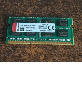 Memoria RAM Kingston 8GB DDR3L 1600MHz SODIMM