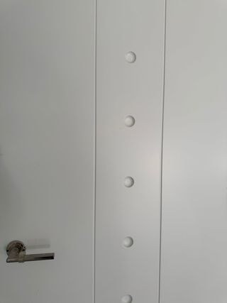 Puerta blanca con diseño 72'5 ancho 2'03 alto