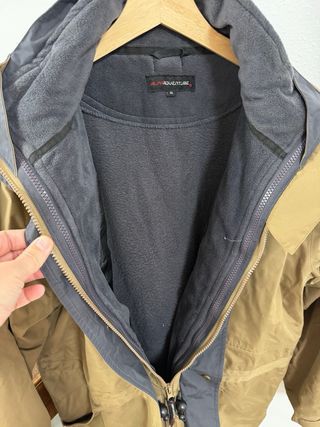 Parka Alpha Aventure Talla XL Marrón