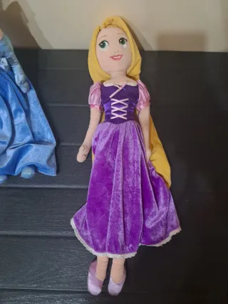 Coppia bambole Disney Cenerentola e Rapunzel