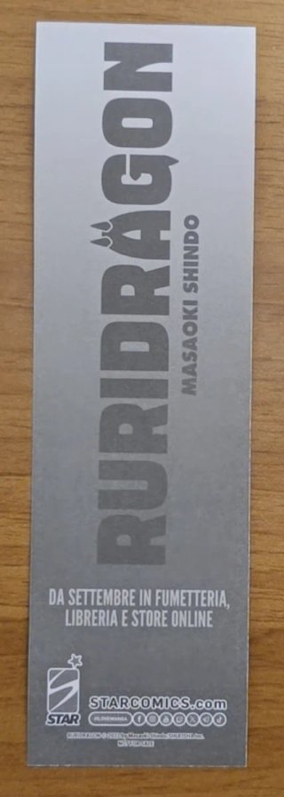Ruridragon poster, segnalibro e spilla