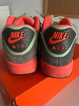 Zapatillas Nike Air Max Verde y Rojo