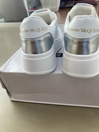 Sneakers donna bianche argento taglia 39