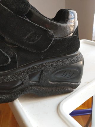 Botas plataforma negras
