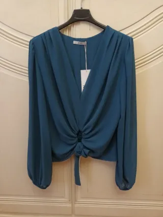 Blusa Zuiki leggera annodata