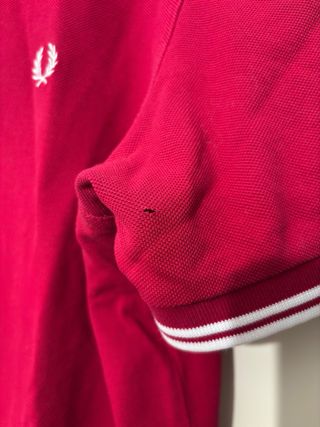 Polo Fred Perry Rosa Talla L