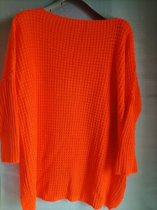 Maglione Arancione Neon J'Adore Made in Italy