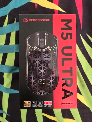 Ratón Gaming M5 Carbon Fiber 8000Hz MAMBASNAKE