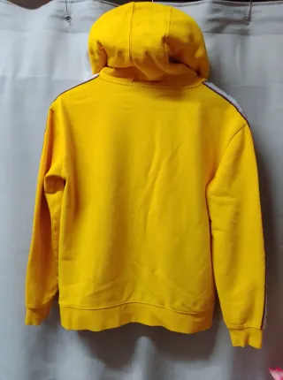 Sudadera Champion Amarilla Logo Cinta Lateral