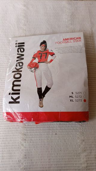Disfraz Fútbol Americano Mujer Nuevo Talla XL