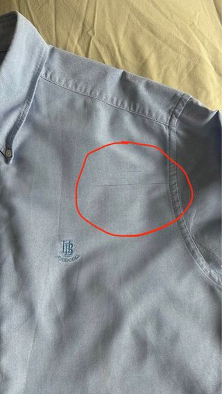 Camisa Hugo Boss XL Azul Nueva