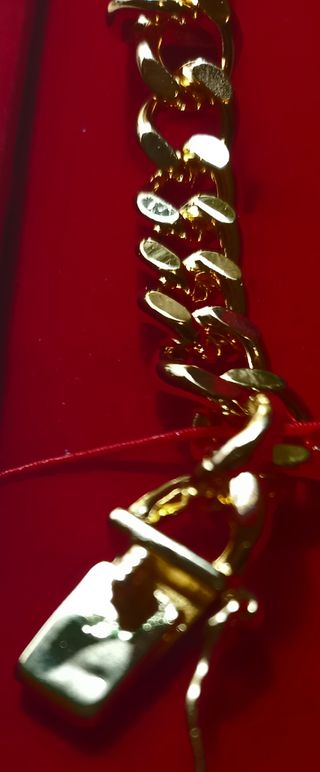 Pulsera Esclava bañada Oro 15 k