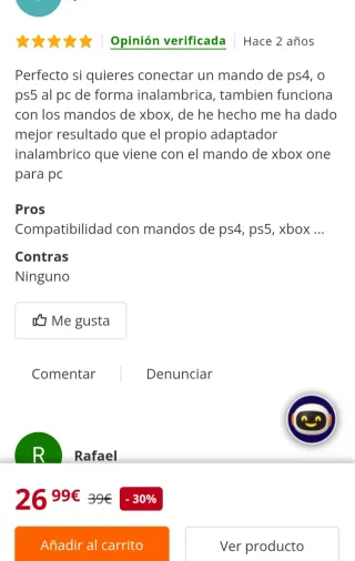 Adaptador USB 8Bitdo para switch,pc,portatil.