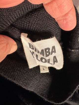 Jersey Bimba y Lola cuello alto negro