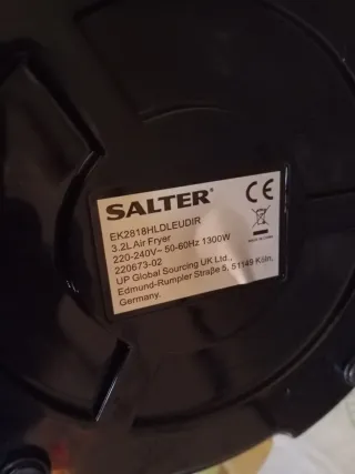 Freidora de aire Salter