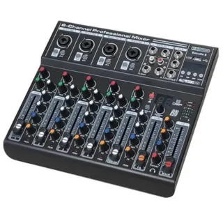 Mesa de Mezclas para directo 4 entradas de micro