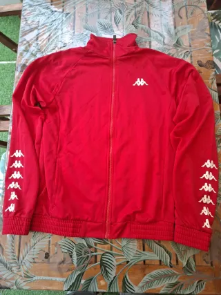 Chaqueta deportiva Kappa niño roja
