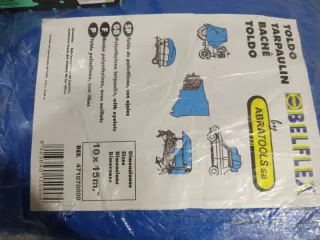 Toldo Polietileno B Belflex 10x15m