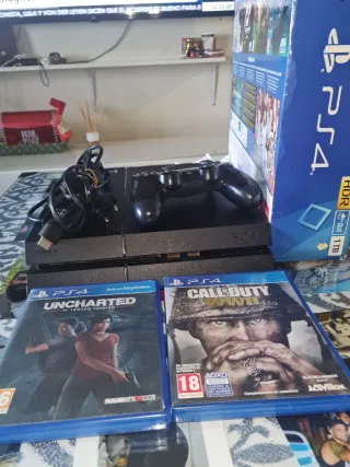 PS4 (PlayStation 4) + 2 Juegos