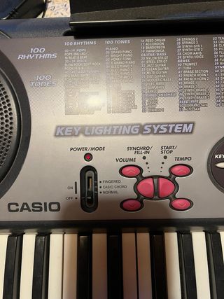 Teclado Casio Lk-35 con Soporte