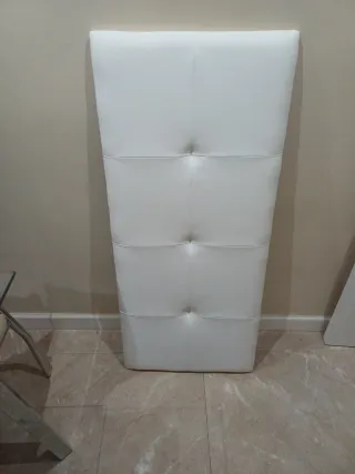 Cabecero Cama Tapizado Blanco