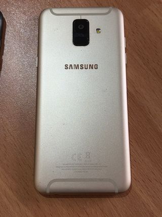 Samsung Galaxy A6 Negro + Funda. Funciona perfecto