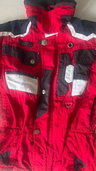 Traje de esquí SPYDER rojo