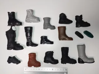 Set di scarpe assortite per bambole (senza coppia)