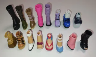 Set di scarpe assortite per bambole (senza coppia)