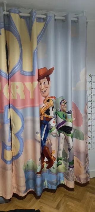Cortinas Toy Story para habitación infantil